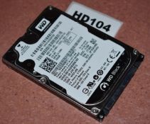 4 x Western Digital 320gb Black 2.5 Inch SATA Hard Drives - Tested and Formatted - HD104/105/106/112