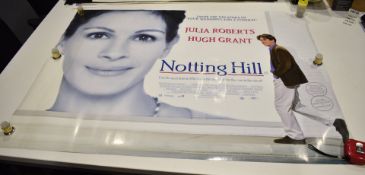 1 x Quad Movie Poster - NOTTING HILL - Starring Julia Roberts and Hugh Grant - 1999 Film - Size 30 x