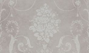 1 x Pallet Of Laura Ashley Josette Dove Grey A Wall Tile (46.8 Sq M) 52 Packs - Ref BD0030