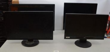 4 x Various Computer PC Monitors - Not Working / Unknown Faults - Ref H356 - CL394 - Location: Altri