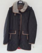 1 x Steilmann Feel KSTN C.o.v.e.r By Kirsten Womens Coat - Poly Down Filled Coat In Charcoal With De