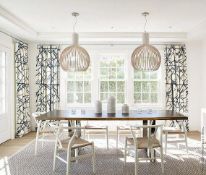 1 x GP & J Baker KELLY WEARSTLER 'Channels Velvet' Lined Curtain In Slate Grey & Blue - 3 x 10 Metre