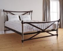 1 x Vispring Bedstead Superb Mattress - Superking Size: 182x200cm - Extra-Firm - 2574 Spring Count -