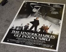 1 x Italian Movie Poster - UNTOUCHABLES - Starring Robert De Niro, Al Capone and Sean Connery - 1987