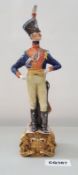 1 x Rare Italian Capodimonte Porcelain Bruno Merli Soldiers Figurines 1815 - Ref CQ387 E