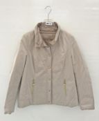1 x Steilmann KSTN Reversible Beige Ladies Coat - UK Size 12 - New Sample Stock - CL210 - Ref: NC111