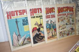 19 x Vintage HOTSPUR Comic Books Dated 1968 to 1971 - Ref MB149 - CL431 - Individually Packaged in