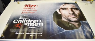 1 x Quad Movie Poster - CHILDREN OF MEN - Starring JMichael Caine, Clive Owen and Julianne Moore -