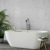 1 x Pallet Of Arlington Marble Cuboid Wall Tiles (46.8 Sq M) 52 Packs - Ref BD0009