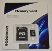 5 x Brand New 32gb Micro SD Memory Cards With Adaptors - In Sealed Packets - Suitable For Mobile
