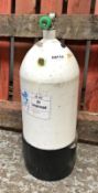 1 x 232BAR Scuba Air Cylinder In White - Ref: NS113 - CL349 - Location: Altrincham WA14