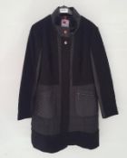1 x STEILMANN KSTN Ladies Virgin Wool Jacket With Quilted Design Down The Arm & Front Pockets - Colo