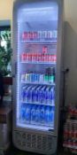 1 X COCA COLA BRANDED FRIGOGLASS ICOOL DRINKS COOLER CABINET - CL389 - LOCATION: Altrincham WA14
