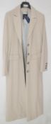 1 x Steilmann Womens Premium 'Wool + Cashmere' Winter Coat - Made From Italian Fabric - 138cm Long -