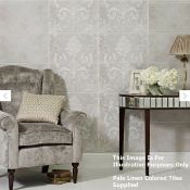 24 Packs Of Laura Ashley Josette Pale Linen A & B Wall Tiles (21.6 Sq M) - Ref BD0018
