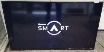 1 x Hisense H50N5300 50 Inch 4K Ultra HD Smart TV ( Working & Tested)No Stand& No Remote - R