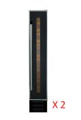 2 x HomeKing BYWC150SS 7-Bottle Wine Coolers - CL439 - Location: Ilkey LS29 - RRP From New £279.98