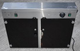 1 x Rexmartin UV Knife Sterilizer - Model RMBTD-800 - Double Chamber With Smoked Doors - CL454 - Ref