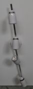 1 x Pluto 4 Light Ceiling Spotlight Polished Chrome White - CL364 - Ref: ERP2- 12689 - Lo