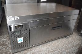 1 x Adande Low Level Stainless Steel Fridge - Under Broiler - CL232 - Ref CB102 - H52 x W110 x D70