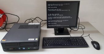 1 x Computer Set (1 x Fujitsu Esprimo E400 E85+ PC With 2GB RAM & Intel I3 2120 3.3GHz( No Hard
