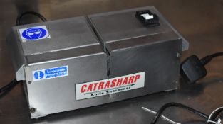 1 x Catrasharp 240v Knife Sharpener With Stainless Steel Body - CL459 - Ref257 - Location: