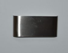 1 x Up/Downlighter Wall Light Satin Silver - CL364 - Ref: PAL Edin/2 12500 - Location: Al