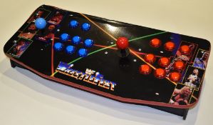 1 x Two Player Retro Arcade Stick - Plug & Play Arcade Video Games Machine - Features LED 8 Button