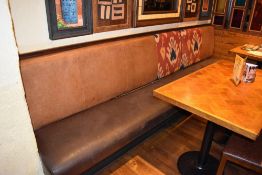 1 x Seating Bench From Mexican Themed Restaurant - CL461 - Ref PR887 - Location: London W3