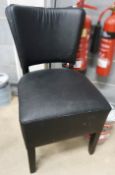 1 x Black Chair - Ref PA - CL463 - Location: Newbury RG52