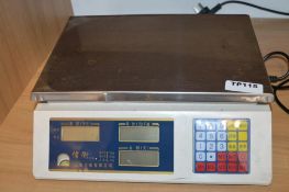 1 x Desktop Weighing Scales With 30kg Capacity - Includes Power Adaptor - Ref TP115 - CL011 -