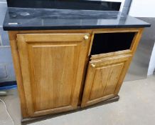 1 x Waitress / Waiter Service Counter With Granite Worktop - H105 x W120 x D51 cms - Ref PA213 -