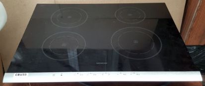 1 x Siemens EH77P501E Integrated Ceramic Black Hob - Ref CBU33 - NO VAT ON HAMMER