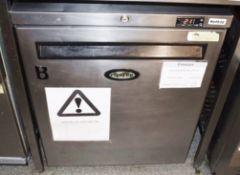 1 x Foster LR150-A Commercial Undercounter Freezer With Single Door and Stainless Steel Exterior -