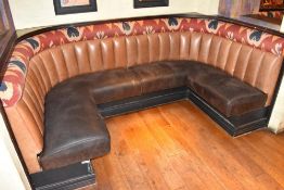 6 x U Shaped Seating Booths From Mexican Themed Restaurant - CL461 - Ref PR898 - Location: London W3