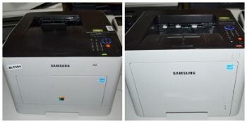 2 x Samsung Laser A4 Printers - Ref: BLT394 - CL011 - Location: Altrincham WA14