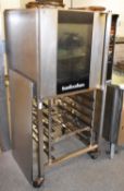 1 x Blue Seal Turbo Fan Convection Oven With Stand - Gas Powered - H62 x W75 x D80 cms (Dimensions
