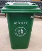 1 x Wheelie Bin - High-Density Polyethylene with Rear Wheels - 240 Litre Capacity - 580x740x1070mm -