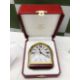 Cartier Gold Clock Swiss Quartz Desk/Travel Alarm Clock - Image 4 of 4