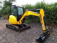 JCB 8025 ZTS mini digger excavator.