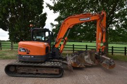 2015 Doosan DX85R 8 Tonne Excavator