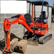 2015 Kubota U17-3 1.5 Ton Excavator Mini Digger