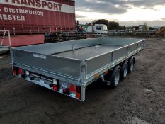 ifor williams trailer 16ft by 7.6ft LM67 tri axle wide