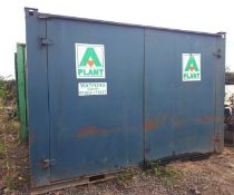 14FT x 8FT STEEL STORAGE SHIPPING CONTAINER