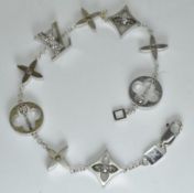 Louis Vuitton Idylle Blossom Diamond Monogram Bracelet 18k