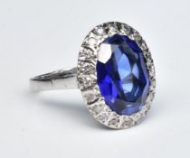 Vintage Sapphire Ring 18k