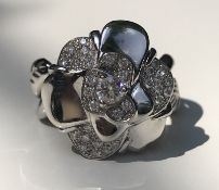 Chanel Camelia Diamond Ring