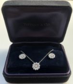 Tiffany & Co Diamond Earrings and Necklace