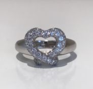 Piaget Diamond Heart Ring 18k