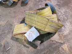 2 NO 3TONNE 3M LIFTING FLAT DUPLEX LIFTING SLINGS